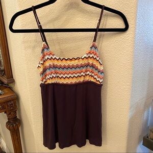 MISSONI For Target Zig Zag Tank Top Size Xsmall